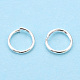 アイアンオープンジャンプリング  ラウンド  銀  21ゲージ  6x0.7mm  内径：4.5mm  約20000個/1000g&nbsp;IFIN-T019-6mm-S-1
