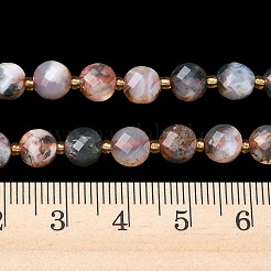 Natural Red Tree Agate Beads Strands&nbsp;G-K389-B89-01