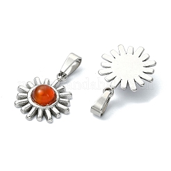 Natural Mixed Stone Pendants&nbsp;PALLOY-JF05607-02