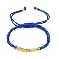 Polyester Cord Braided Bead Bracelets for Women&nbsp;BJEW-L698-01G-13