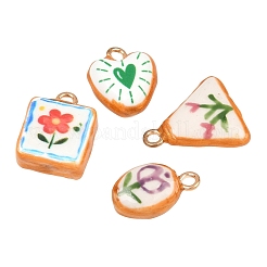 Printed Handmade Porcelain with Brass Pendants&nbsp;PR-CBA938E-03