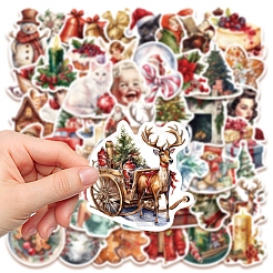 50Pcs/set Christmas PVC Self-Adhesive Stickers&nbsp;PW-WGE1BF0-01