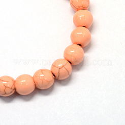 Synthetic Turquoise Bead Strands&nbsp;TURQ-S284-8mm-B04