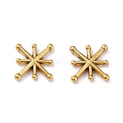 Zinc Alloy Cabochons&nbsp;PALLOY-WH0036-22AG
