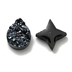 イミテーションドゥルージー天然石樹脂ビーズ  混合図形  ミックスカラー  7~12.5x7~10x3~4.5mm  穴：1.2mm&nbsp;RESI-X0001-42