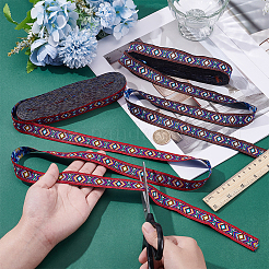 2ロール2色ポリエステルリボン  服の装飾  ミックスカラー  3/4インチ（20mm）  約7.11ヤード（6.5m）/ロール  1ロール/カラー&nbsp;OCOR-GA0002-47