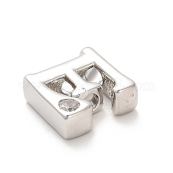 Rack Plating Brass Cubic Zirconia Beads&nbsp;KK-L210-008P-E