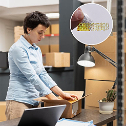 500Pcs Laser Paper Self Adhesive Label&nbsp;DIY-SP0006-82B