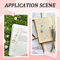 DIY Angel Resin Rhinestone & Alloy Bookmarks Making Kits&nbsp;DIY-SC0027-21