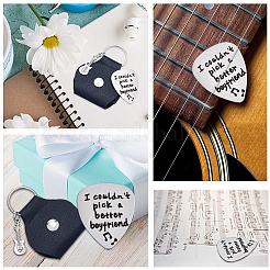 201 Stainless Steel Guitar Picks&nbsp;AJEW-WH0348-48E