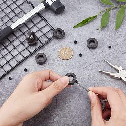 炭素鋼ダイヤフラム リング  固定リング  リテーナーリング  ベアリングの付属品  電気泳動黒  20x8mm  内径：10mm&nbsp;FIND-UN0001-34D