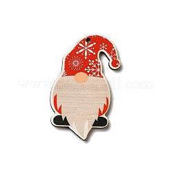 Christmas Single Face Printed Wood Big Pendants&nbsp;WOOD-H102-01E