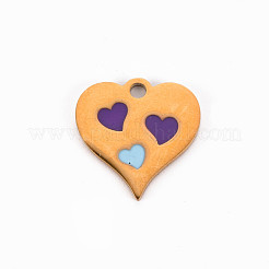 304 Stainless Steel Enamel Charms&nbsp;STAS-Q242-035B