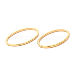 201 ステンレススチールリンクリング  オーバル  ゴールドカラー  21x11x1mm&nbsp;STAS-C030-04B-G