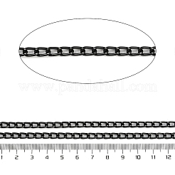Rack Plating Aluminium Curb Chain&nbsp;CHA-H002-03EB