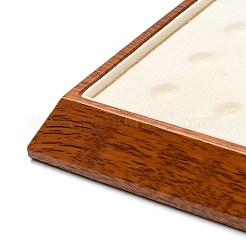 Rectangle Wood Pesentation Jewelry Round Beads Display Tray&nbsp;ODIS-P008-13A