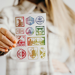 Summer Theme PVC Plastic Clear Stamps&nbsp;DIY-WH0631-0328