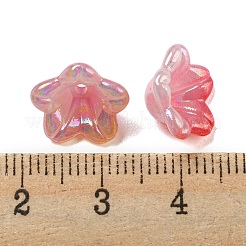 Iridescent Acrylic Bead Caps&nbsp;OACR-C021-08A