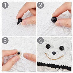 Plastic Craft Doll Eyes & Noses Set&nbsp;DIY-FH0006-67
