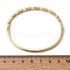 304 Stainless Steel Rhinestone Hinged Bangles for Women&nbsp;BJEW-B168-03A-G