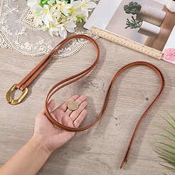 1Pc Cowhide Leather Knot Tie Belts for Women&nbsp;AJEW-CL0003-42A