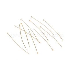 Brass Flat Head Pins&nbsp;X-KK-WH0058-03D-G01