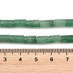 天然石グリーンアベンチュリンビーズ連売り  コラム  7.5~9x5~5.5mm  穴：0.7~0.8mm  約48個/連  15.35''（39センチメートル）&nbsp;G-F832-B08-01