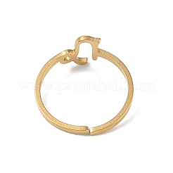 12Pcs 304 Stainless Steel Adjustable Finger Ring&nbsp;RJEW-L115-01G-M
