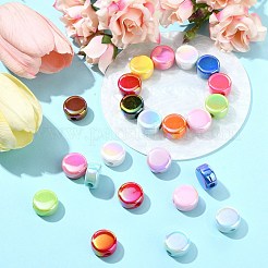 100Pcs UV Plating Opaque Acrylic Beads&nbsp;SACR-CJ0001-81