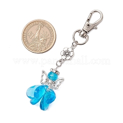 Angel Glass Pendant Decorations&nbsp;HJEW-MZ00261-05