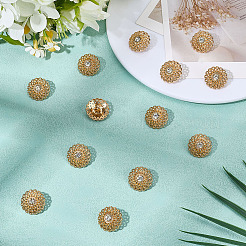 30Pcs 1-Hole Zinc Alloy Shank Buttons&nbsp;BUTT-MA0001-14
