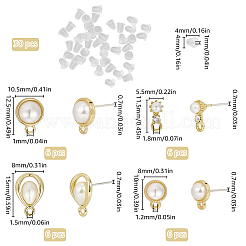 Alloy Stud Earring Findings&nbsp;EJEW-SC0001-55