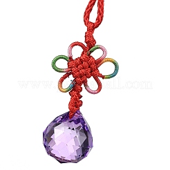 Glass Round Ball Hanging Ornaments&nbsp;LS-HJEW-Z006-01B