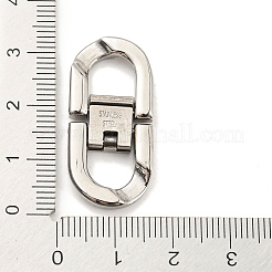 変色しない304ステンレススチール製折りたたみ式留め具  ステンレス鋼色  32x15x3mm  穴：7x8mm&nbsp;STAS-D026-01C-P