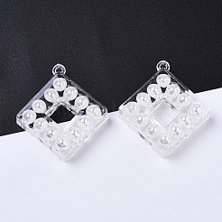 Transparent Acrylic Pendants&nbsp;TACR-R146-009