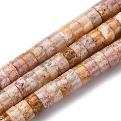 Natural Cherry Blossom Agate Beads Strands&nbsp;G-Z006-C48
