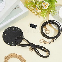 Imitation Leather Bag Bottoms & Purse Strap & Drawstring for Bucket Bag Set&nbsp;AJEW-CL0001-73B