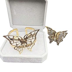Hollow Butterfly Alloy Cuff Bangle & Cuff Rings Sets&nbsp;FS-WGDEE03-01
