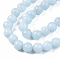 Natural Chalcedony Beads Strands&nbsp;G-S333-8mm-004