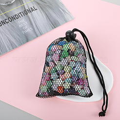 10Pcs Polyester Mesh Drawstring Bags&nbsp;ABAG-CN0001-43B