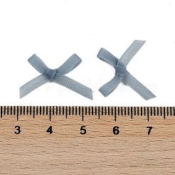 ナイロンコスチュームアクセサリー  蝶結び  スチールブルー  19x21x2.5mm&nbsp;DIY-A052-02-09