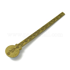 Round Tibetan Style Retro Alloy Bookmark Rulers&nbsp;AJEW-JK00264
