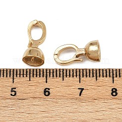 真鍮製折りたたみ式クラスプ  カドミウムフリー＆鉛フリー  24KGP本金メッキ  14x6.5mm  穴：4mm  内径：4.8mm&nbsp;KK-P310-04G