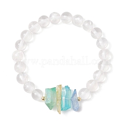 Natural Quartz Crystal Beaded Stretch Bracelets for Women&nbsp;BJEW-TA00727