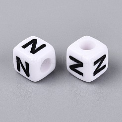 Opaque Acrylic Beads&nbsp;SACR-N020-04A-N