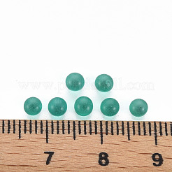 透明なアクリルビーズ  穴がない  ラウンド  ミディアムアクアマリン  3.5mm  約17000個/500g&nbsp;MACR-S373-62B-11