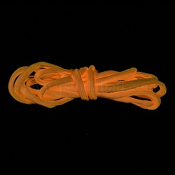 蓄光ナイロン7芯コード  暗闇で光る  DIYクラフト用  オレンジ  4x2mm  約2.19ヤード（2m）/バンドル&nbsp;FB-CBACC7B-01A