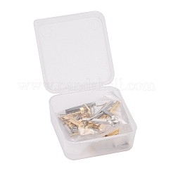 24Pcs 3 Size 304 Stainless Steel Stud Earring Findings&nbsp;STAS-LS0001-07