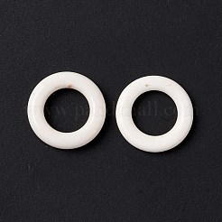 天然ホワイトアゲートビーズ  ディスク/ドーナツ  12x2mm  穴：7mm&nbsp;G-C247-06D