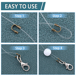1200Pcs 6 Colors Brass Wire Guardian and Protectors&nbsp;KK-SP0002-01